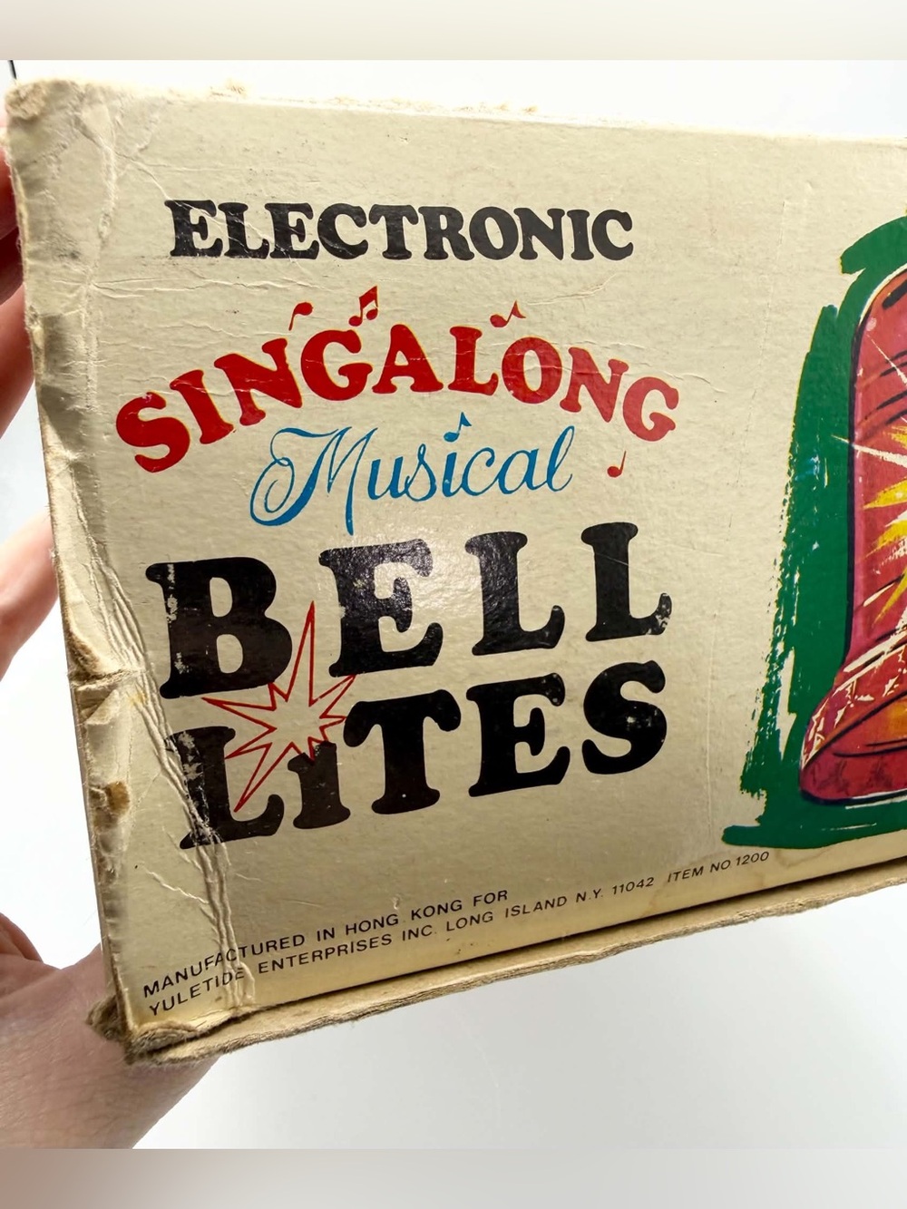 Electronic Singalong Musical Bell Lights - Vintage Yuletide Enterprises - Works! - Picture 3 of 6